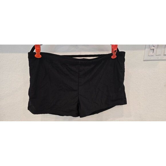 Swim Suits for All Blue and Black Floral Print Size 22W 2 Bottoms 22W - Picture 2 of 7